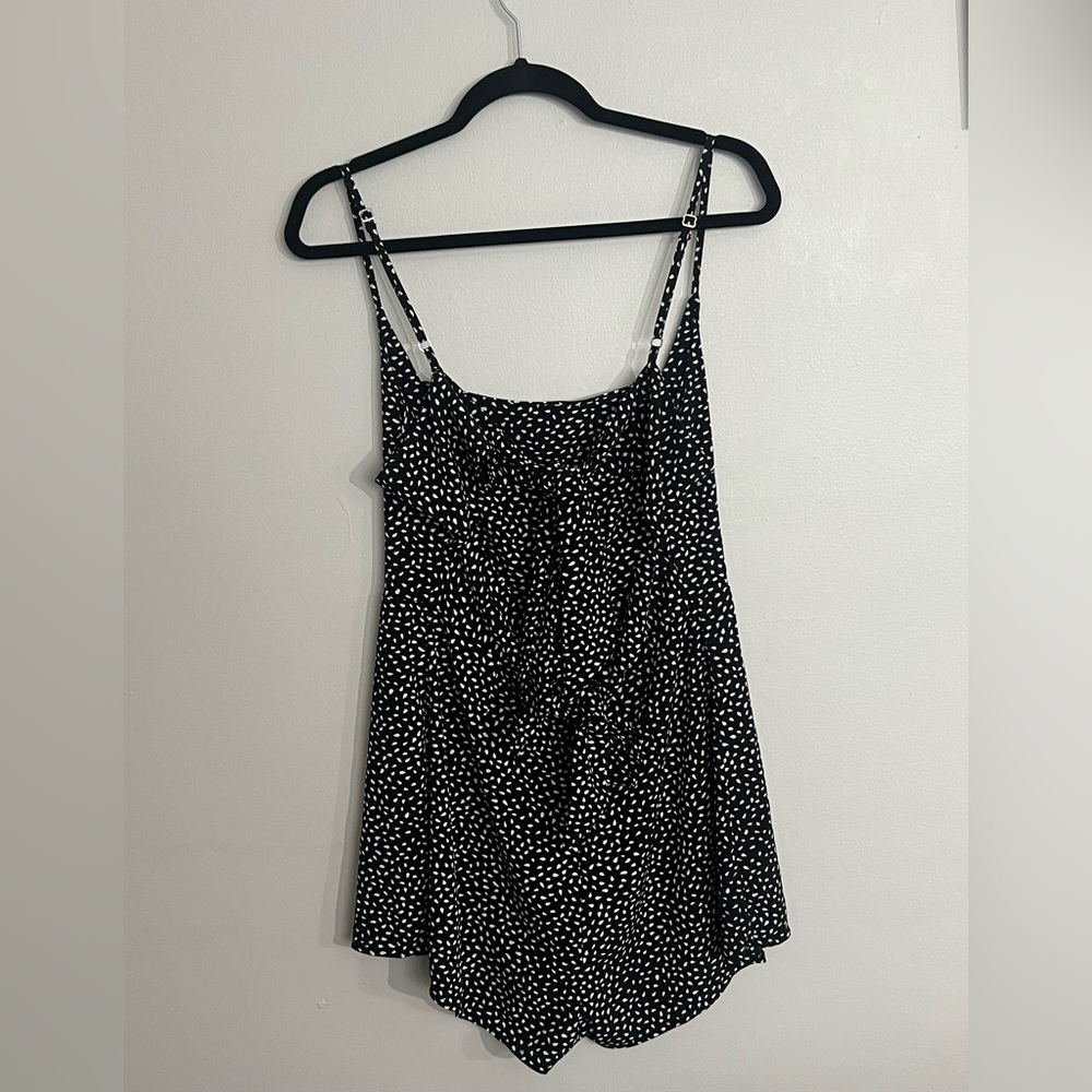 Black and White Polka Dot Jumpsuit